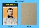 Honus Wagner Baseball Trading Card - ACEO Art