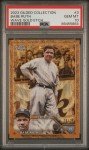 Babe Ruth 2023 Topps Gilded Wave Gold Card