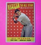 1958 Topps Bill Skowron All Star Card