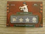 Lou Gehrig 2010 Topps Sterling Quad Uniform Card