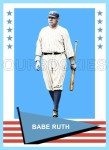 Babe Ruth Yankees Trading Card ACEO Art