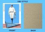 Babe Ruth Yankees Trading Card ACEO Art