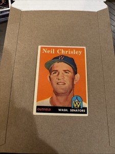 1958 Topps Neil Chrisley Card #303