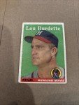 1958 Topps Lou Burdette Braves Card