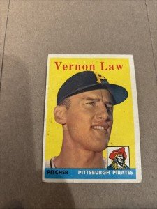 1958 Topps #132 Vern Law Baseball Card