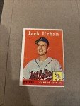 1958 Topps #367 Jack Urban KC Athletics Card
