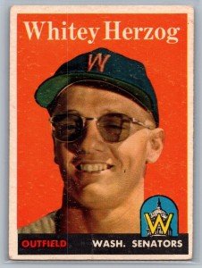 1958 Topps Whitey Herzog #438 Baseball Card