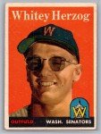 1958 Topps Whitey Herzog #438 Baseball Card