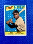 1958 Topps Willie Mays All-Star Card #486