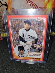 2021 Topps Archives Christy Mathewson Red 06/75