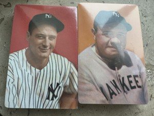 Babe Ruth & Lou Gehrig 1973 Playing Cards Set