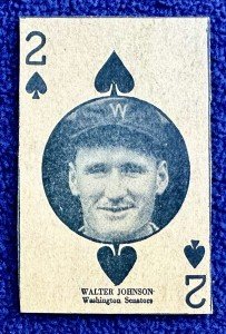 1927 W560 Walter Johnson Spades Card - HOF
