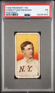 1909-11 T206 Christy Mathewson Portrait Card