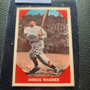 1960 Fleer Honus Wagner Baseball Card #62