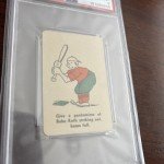 Babe Ruth 1935 Whitman Baseball Card PSA 9
