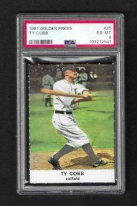 1961 Ty Cobb Golden Press Sports Card #25