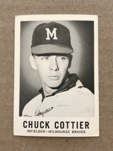 1960 Leaf Chuck Cottier Baseball Card #138