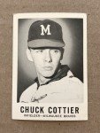 1960 Leaf Chuck Cottier Baseball Card #138