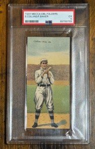 Eddie Collins & Frank Baker T201 Mecca Double Folders