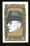 1963 Bazooka All-Time Greats Baseball #16 Ban Johnson