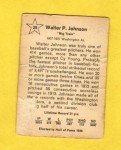 1961 Walter Johnson Golden Press Sports Card #29