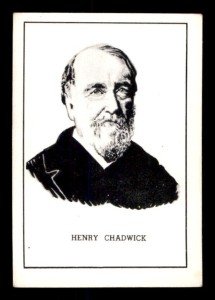 1950 Callahan Baseball #12 Henry Chadwick Card