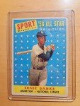 1958 Topps Sport Magazine Ernie Banks All-Star Card