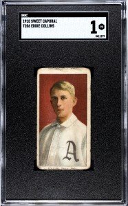 T206 Eddie Collins Sweet Caporal SGC 1 Card
