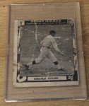 1948 Swell Sport Thrills Walter Johnson Baseball Card