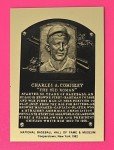 Charles Comiskey 1982 Hall of Fame Plaque Card