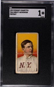 1909 T206 Christy Mathewson Portrait Card