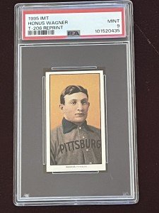 1995 Honus Wagner T-206 Reprint PSA 9