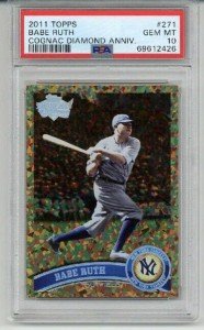 2011 Topps Cognac Babe Ruth Yankees PSA 10