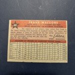 1958 Topps Frank Malzone All-Star Baseball Card