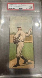 Hugh Jennings Edgar Summers 1911 T201 Mecca Cards