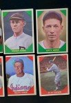 1960 Fleer Baseball Card Lot: Grove & Waner