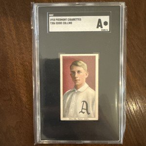 1910 T206 Eddie Collins Baseball Card - SGC A