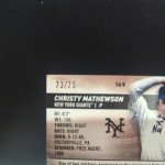 Christy Mathewson 2024 Topps Purple Foil /75