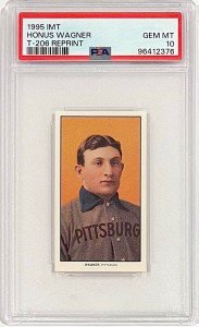 1995 IMT Honus Wagner T-206 Reprint PSA 10