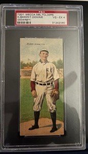 1911 T201 Mecca Double Folder Baker/Downie PSA 4