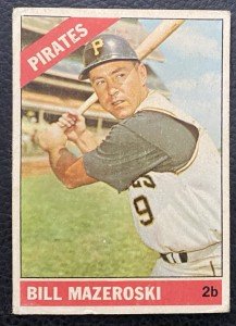 1966 Topps Bill Mazeroski #210 Pittsburgh Pirates Card