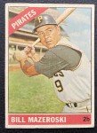 1966 Topps Bill Mazeroski #210 Pittsburgh Pirates Card