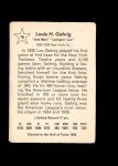 Lou Gehrig 1961 Golden Press #16 Sports Card