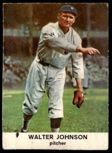 1961 Golden Press Walter Johnson Baseball Card