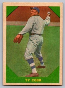 1960 Fleer Ty Cobb Card - Tigers #42