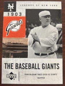 2001 Upper Deck Legends John McGraw Baseball Card