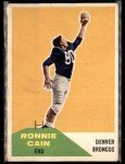1960 Fleer Ronnie Cain Sports Card #114