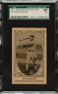1922 Neilson's Chocolate Eddie Collins Chicago White Sox