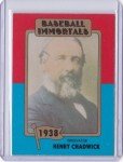 1980 SSPC Baseball Immortals Henry Chadwick Card