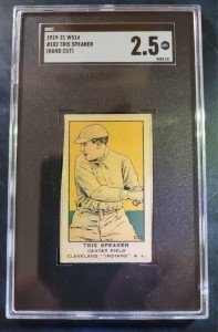 Tris Speaker 1919-21 W514 Hand Cut Baseball Card